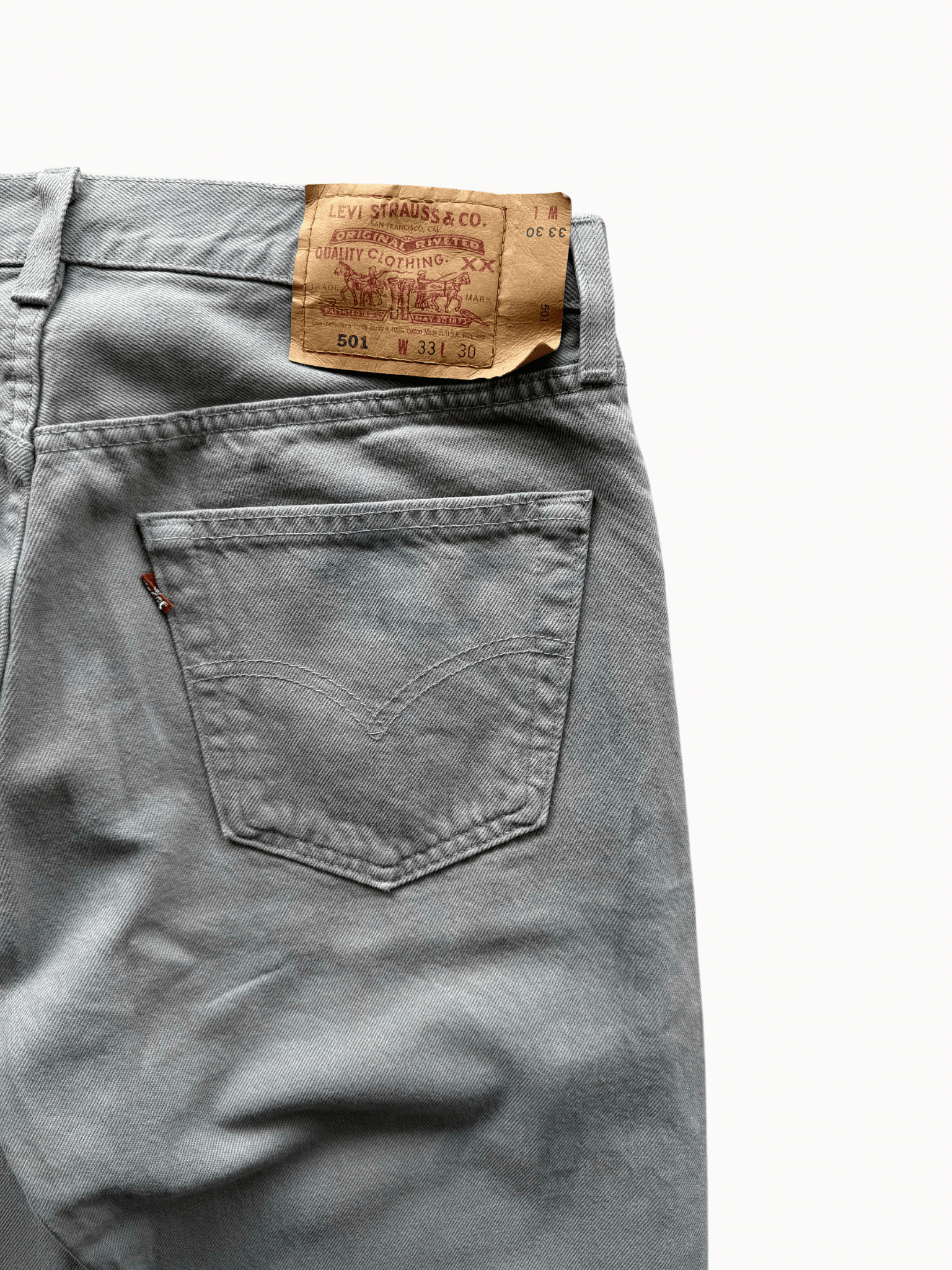 Vtg Levi's 501 grey Jeans (33x30) - Shinka