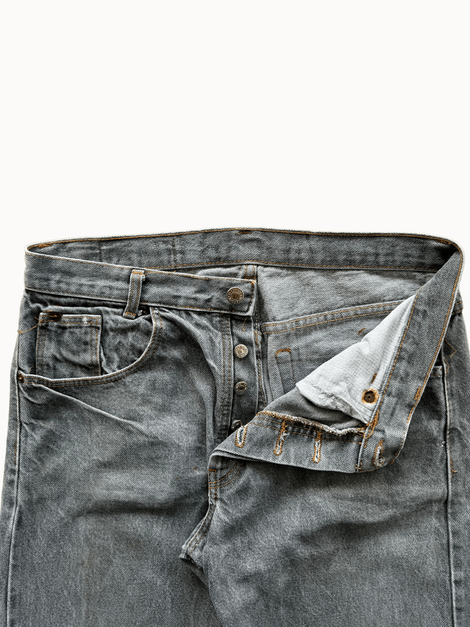 Vtg Levi's 501 grey Jeans (34x36) - Shinka