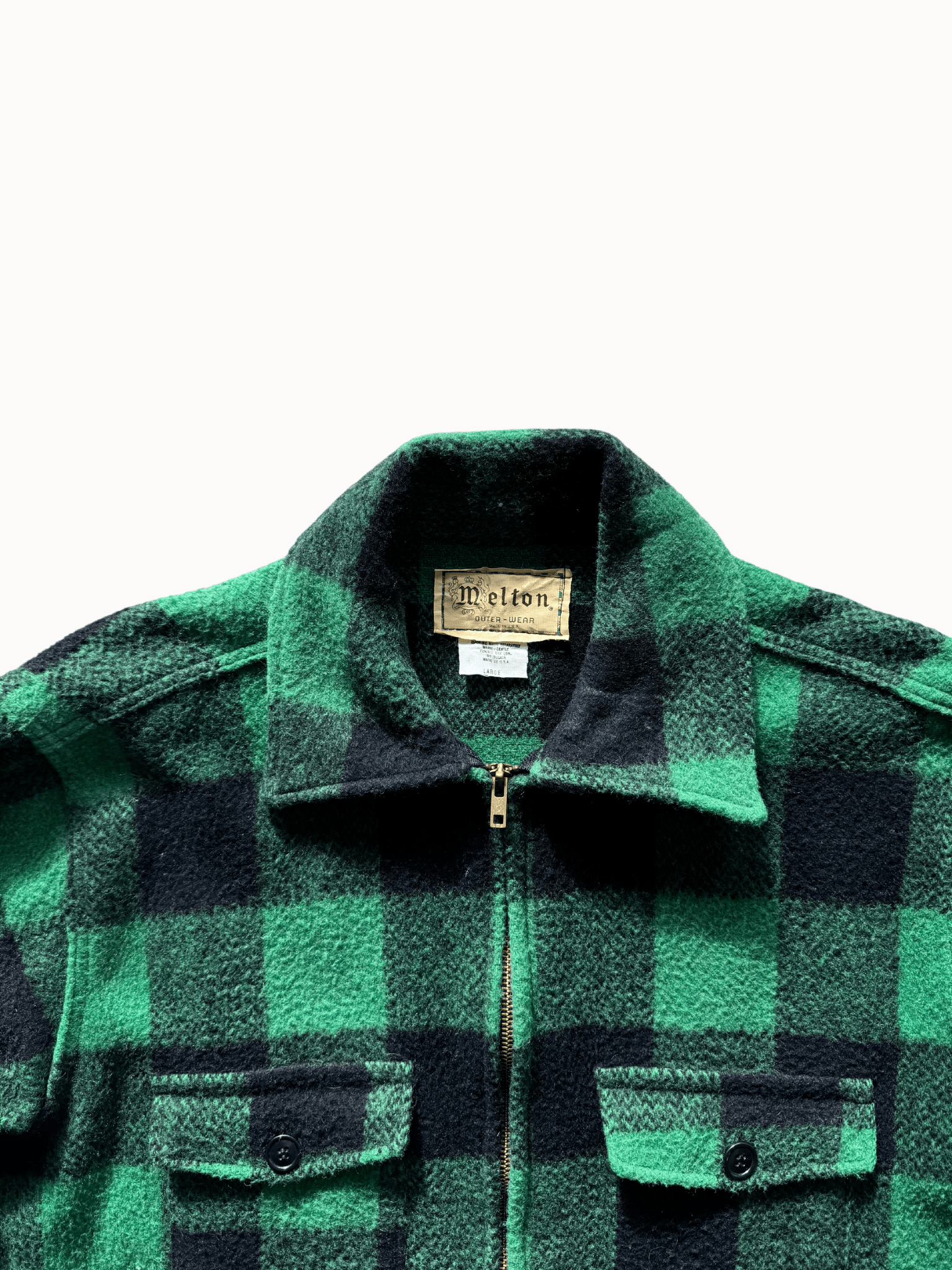 Vtg Melton Whool Jacket (L) - Shinka