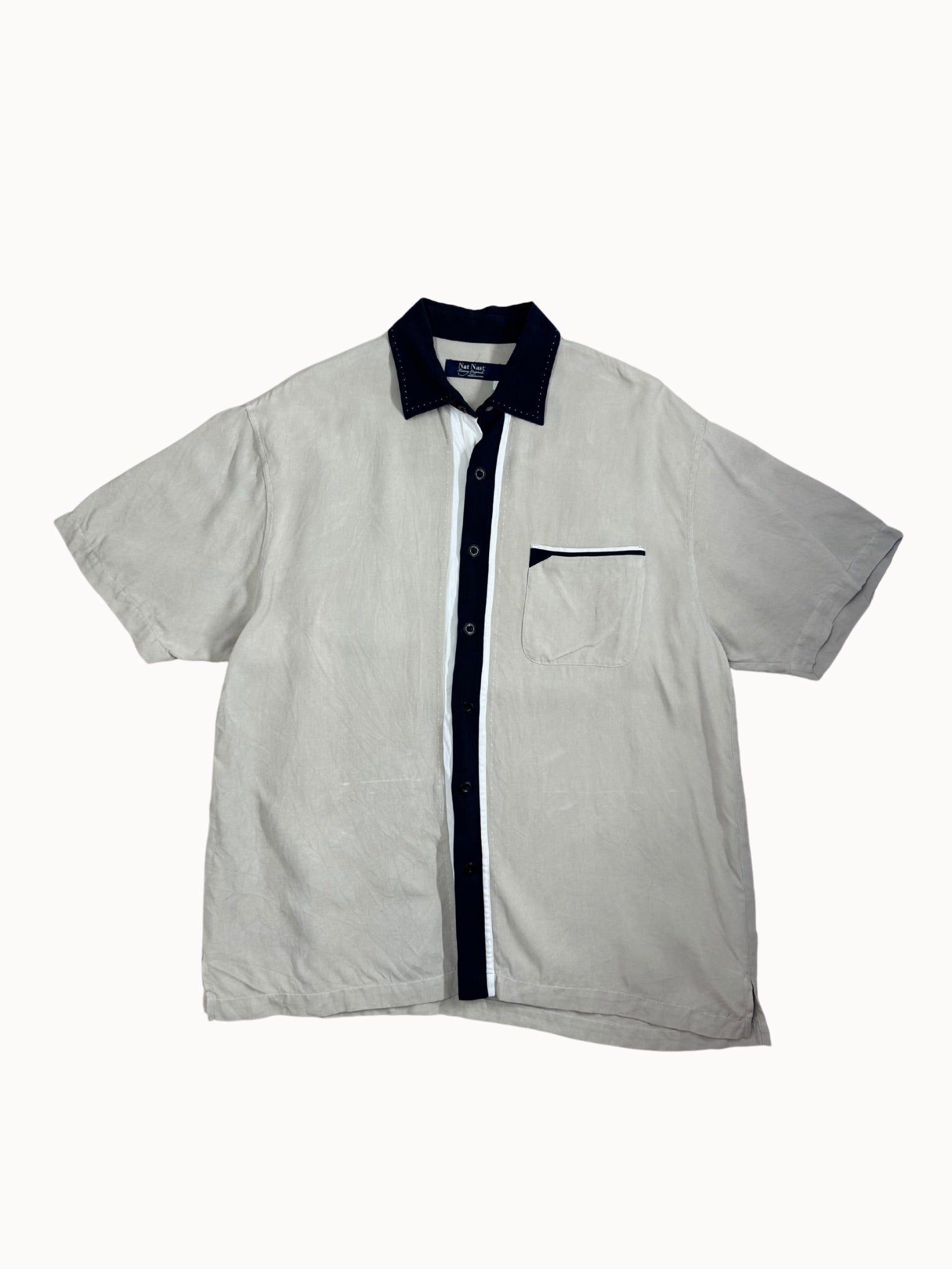 Vtg Nat Nast Cuban Shirt (L) - Shinka