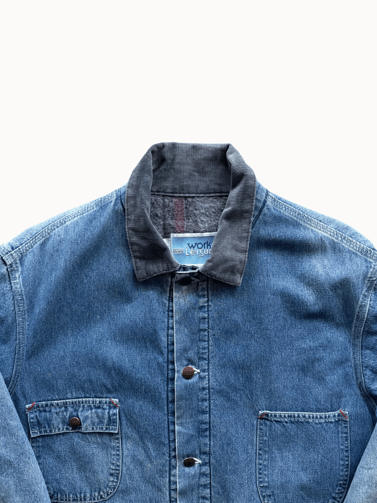 Vtg Sears Chore Denim Jacket (XL) - Shinka