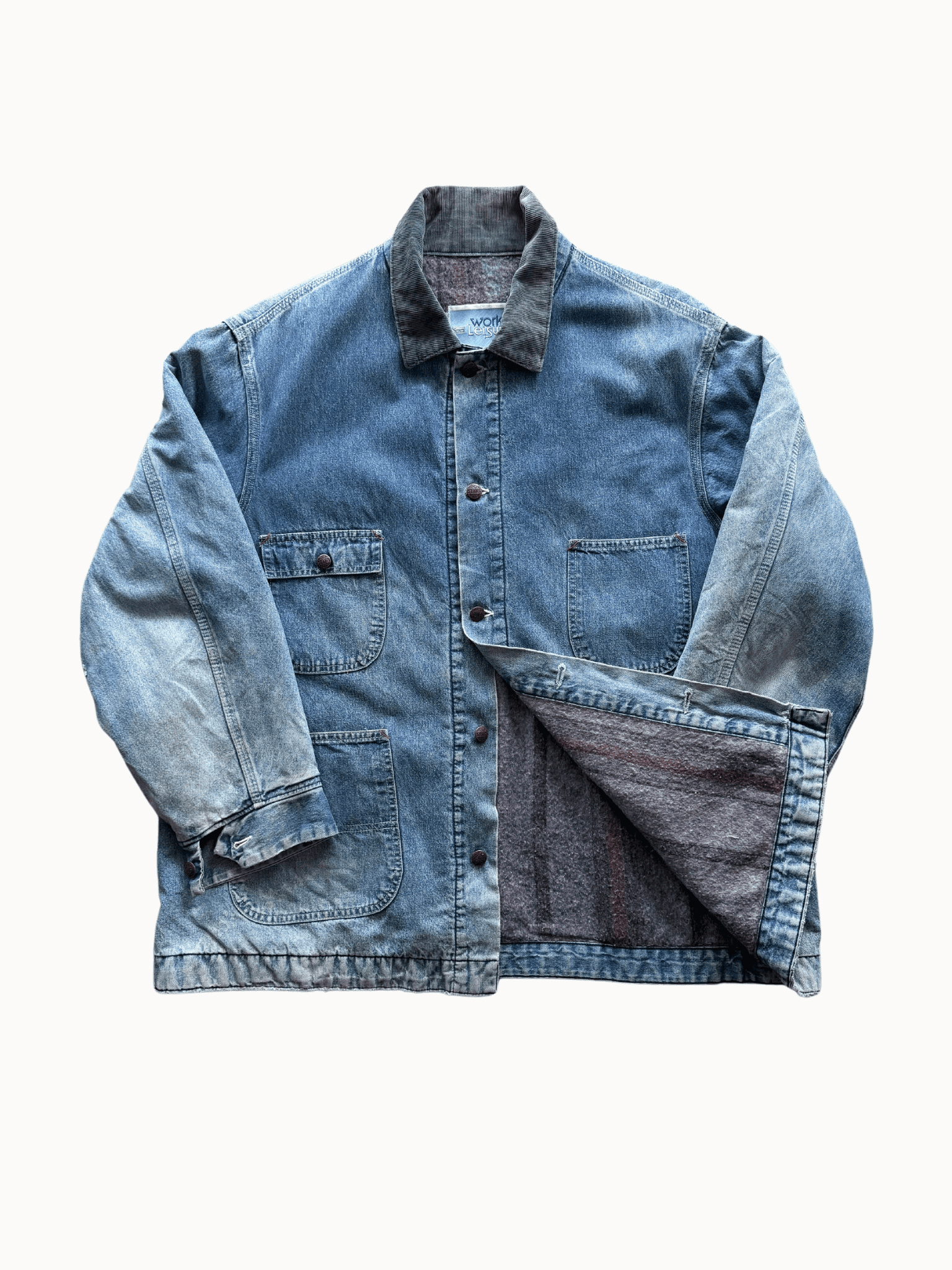 Vtg Sears Chore Denim Jacket (XL) - Shinka