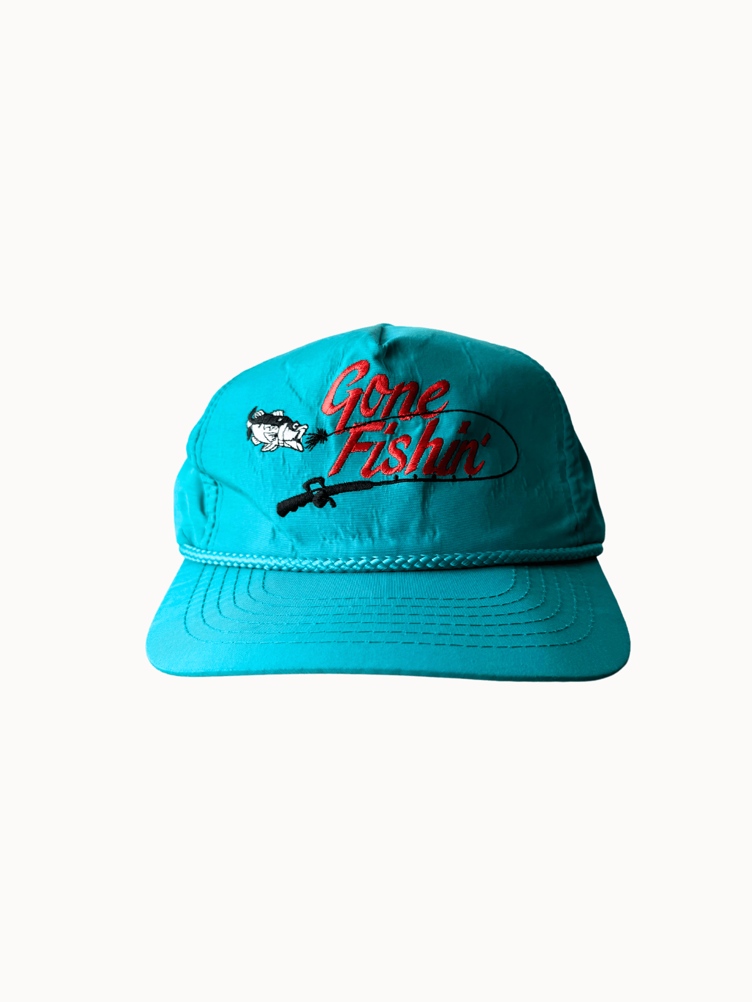 Vtg Trucker Cap Gone Fishin' - Shinka